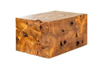 Couchtisch Teakholz in Natur 90 x 60 cm Handarbeit