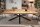 Esstisch Mango Holz Metall 180 x 90 cm Industrial Design