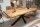 Esstisch Mango Holz Metall 180 x 90 cm Industrial Design