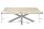 Esstisch Mango Holz Metall 180 x 90 cm Industrial Design