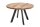 Esstisch rund Ø 120 cm Mango Holz Metall Industrial Design