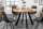 Esstisch rund Ø 120 cm Mango Holz Metall Industrial Design