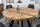 Esstisch rund Ø 120 cm Mango Holz Metall Industrial Design
