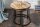 Beistelltisch 2er Set Mango Holz Metall rund