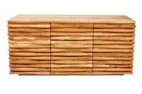 Sideboard Holz 160 cm breit H: 75 cm 3D Türen Modern