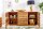 Sideboard Holz 160 cm breit H: 75 cm 3D Türen Modern