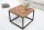 Beistelltisch Mango Holz Metall 60 x 60 cm