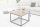 Beistelltisch Mango Holz Metall 60 x 60 cm