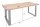 Esstisch Sheesham Holz Metall 160 x 90 cm Kufengestell