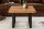 Couchtisch Mango Holz Metall 60 x 60 cm Kufengestell