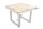 Couchtisch Mango Holz Metall 60 x 60 cm Kufengestell