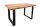 Esstisch Mango Holz Metall 120 x 80 cm Kufengestell