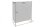 Highboard Schwarz Gold 100 x 120 cm Handarbeit Holz Metall