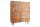 Highboard Holz Akazie 118 x 140 cm 3D-Front Schubladen Türen