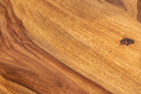 Beistelltisch Sheesham Holz Metall 45 x 35 cm