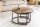 Couchtisch 2er Set Rattan Mango Holz Metall rund