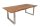 Esstisch Akazienholz Metall 180 x 90 cm Baumkante