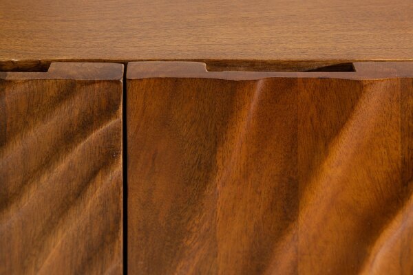 Sideboard Mangoholz Metall 177 x 76 cm Handarbeit