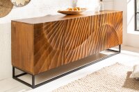 Sideboard Mangoholz Metall 177 x 76 cm Handarbeit