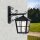 Idyllische Wandlampe LUDGER Schwarz Rustikal Hof