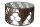 Couchtisch Hartglas Metall in Messing Antik 60x60 cm