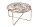 Couchtisch Achat Metall rund Ø 62 cm Handarbeit