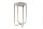 Beistelltisch Achat Metall in Mehrfarbig Gold 35x35 cm