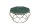 Couchtisch Marmor Metall in Grau Schwarz 70 x 70 cm