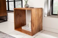 Beistelltisch Mango Holz in Natur 43 x 33 cm