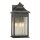 Wandlampe Braun IP44 eckig au&szlig;en Vintage Design
