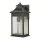 Wandlampe Braun IP44 eckig außen Vintage Design
