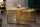 Couchtisch 2er Set Metall in Gold eckig Handarbeit