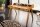 Schreibtisch mit Schublade Mango Holz in Natur 120x86 cm