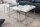 Couchtisch 2er Set MDF Metall in Weiß Chrom mit Tabletts