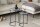 Beistelltisch 2er Set Marmor Metall in Grau Schwarz