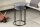 Beistelltisch 2er Set Marmor Metall in Grau Schwarz