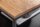 Couchtisch Holz (Eiche) Metall in Schwarz Natur 95x55 cm