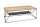 Couchtisch Holz (Eiche) Metall 110 x 55 cm