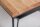 Couchtisch Holz (Eiche) Metall 110 x 55 cm