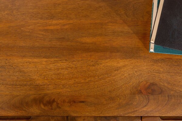 Sideboard 140 cm breit Mangoholz Eisen Handarbeit 3D Muster