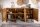 Sideboard 140 cm breit Mangoholz Eisen Handarbeit 3D Muster