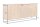 Sideboard 140 cm breit Mangoholz Eisen Handarbeit 3D Muster