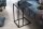 Beistelltisch in Schwarz 43 x 35 cm C-Form Metall MDF