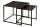 Beistelltisch 2er Set in Schwarz quadratisch Modern