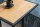 Beistelltisch 43x35 cm C-Form H: 63 cm Metall MDF