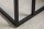 Beistelltisch 43x35 cm C-Form H: 63 cm Metall MDF