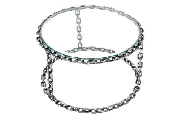 Couchtisch Hartglas Eisen in Silber 65x65 cm Handarbeit