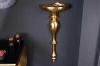 Schweberegal Metall Gold H: 80 cm Handarbeit Barock Design