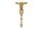 Schweberegal Metall Gold H: 80 cm Handarbeit Barock Design