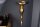 Schweberegal Metall Gold H: 80 cm Handarbeit Barock Design
